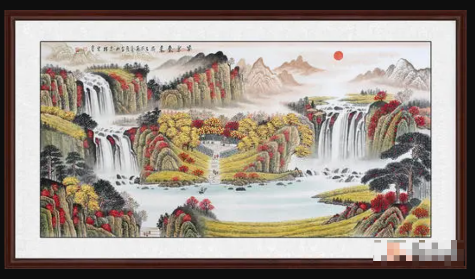 公司办公室风水挂天富测速画大盘点,**的风水寓意让事业一帆风顺!