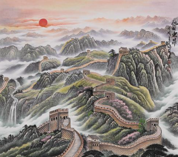公司办公室背天富代理景墙装饰画推荐:它集聚吉祥风水和文化内涵