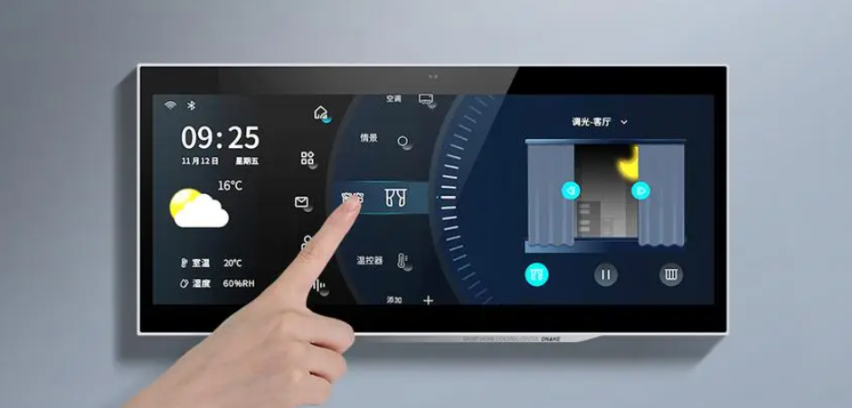 狄耐克智慧家庭中控屏Pro： 蓝狮以便捷化的按键联动，构建智慧居家全新体验